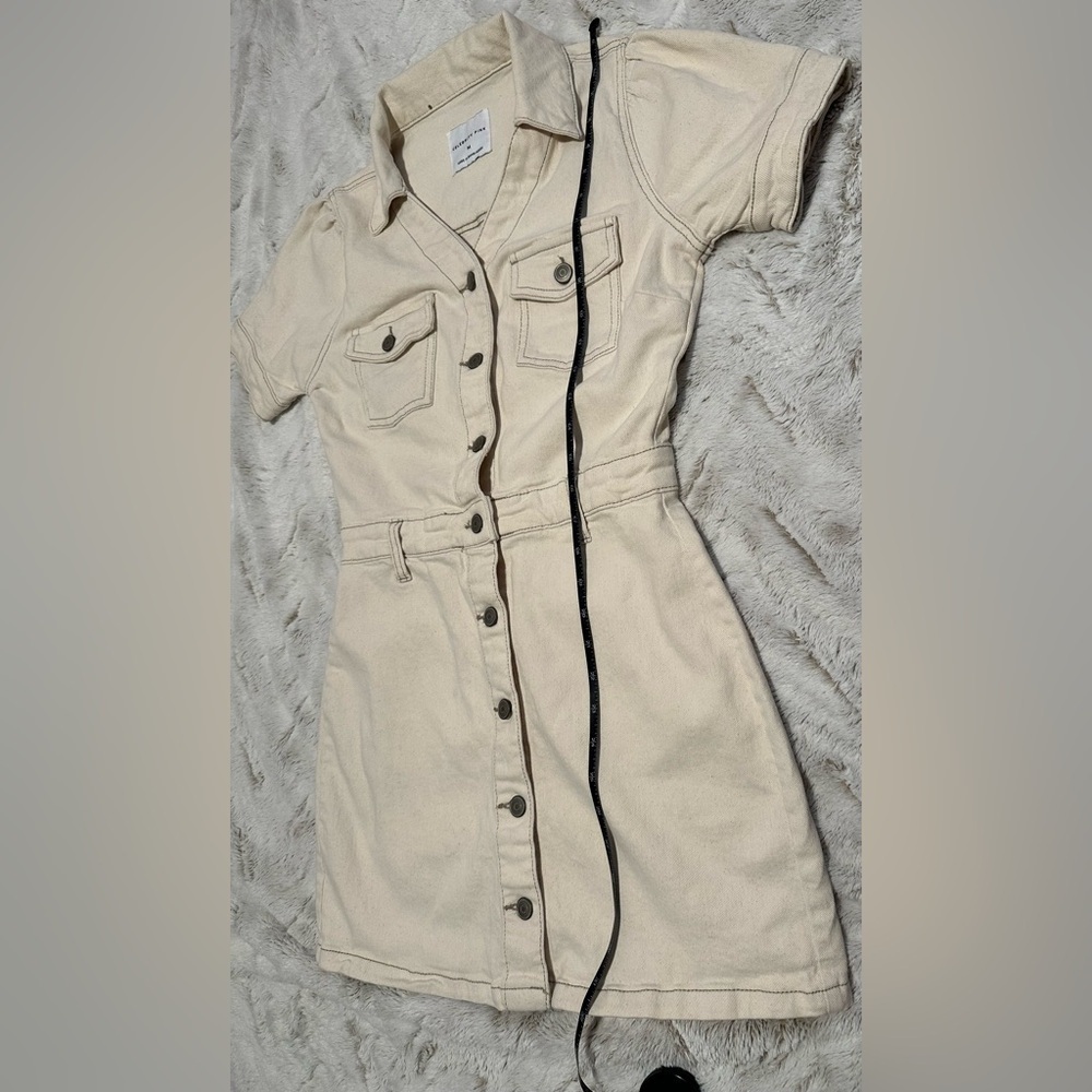 Celebrity Pink Juniors Button up Jeans Dress - Picture 10 of 15
